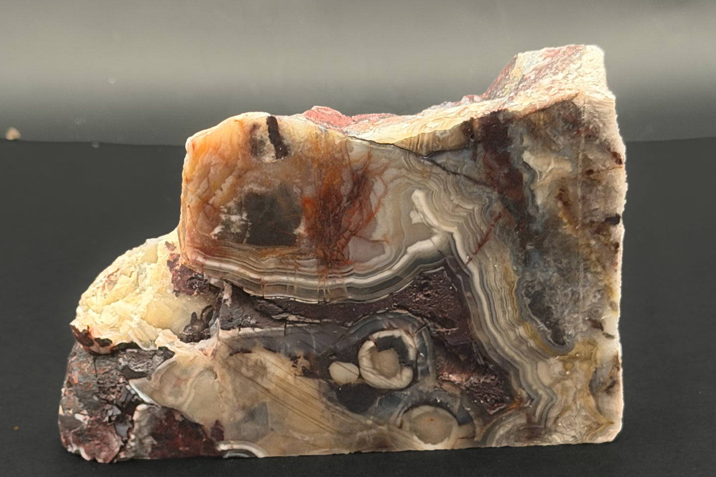 Candle Lace Agate (Unpolished)