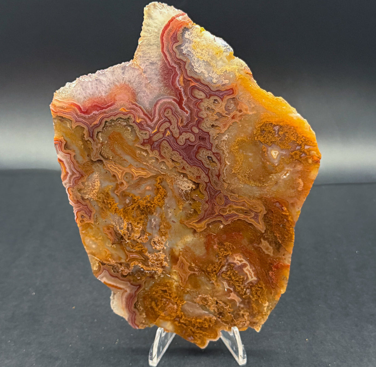 Turkish Agate with Amethyst and Quartz Crystals (Unpolished Slabs)