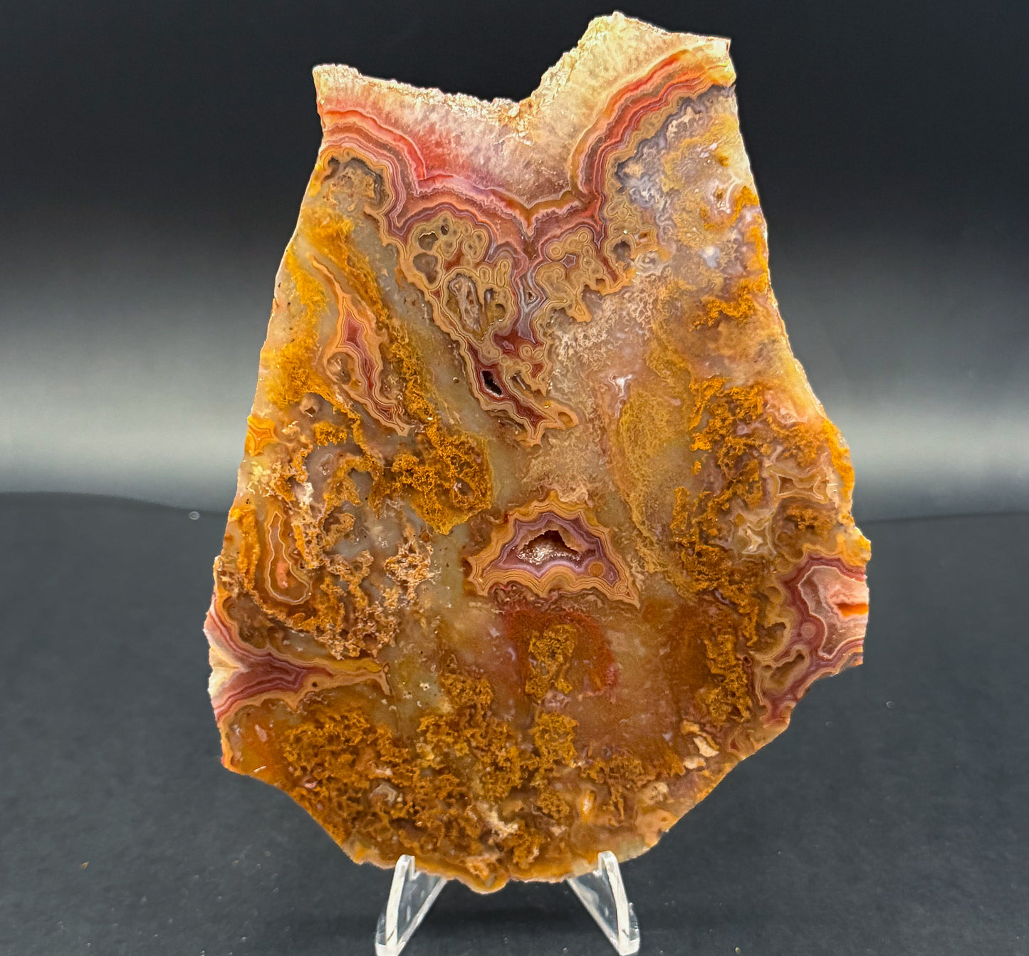 Turkish Agate with Amethyst and Quartz Crystals (Unpolished Slabs)