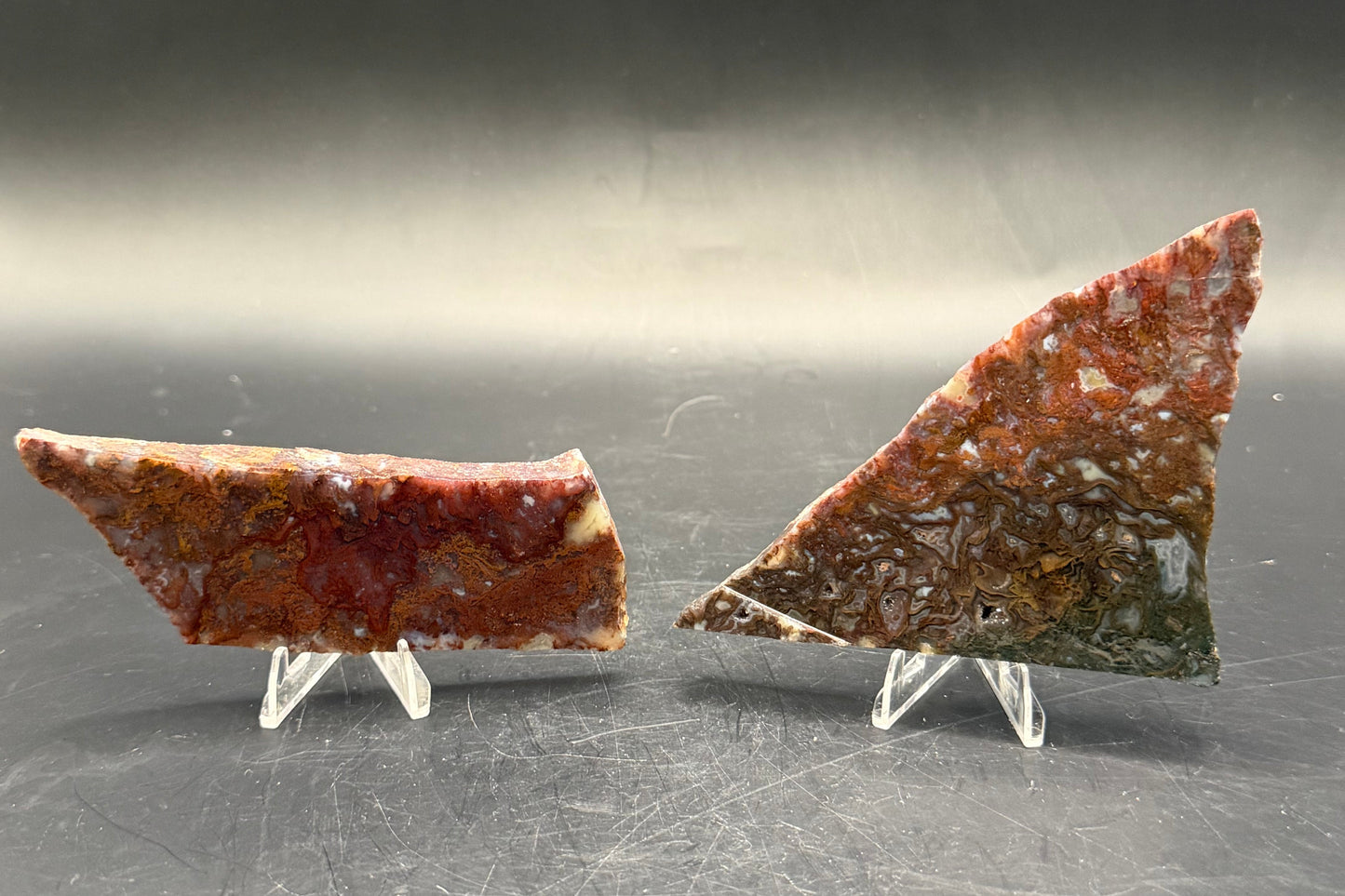 Maury Mountain Moss Agate (Unpolished) Slabs