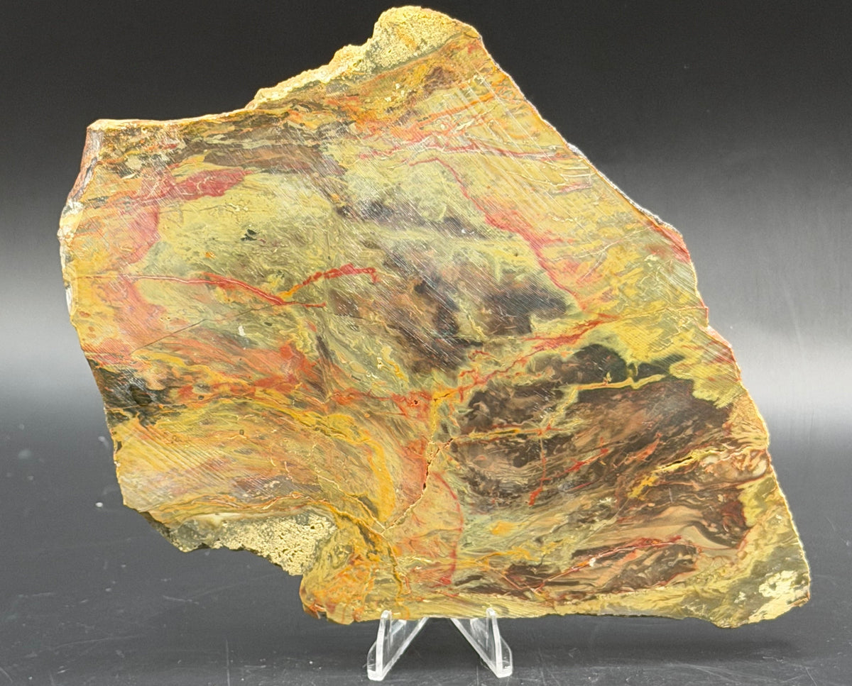 Morrisonite Jasper slab (Unpolished)