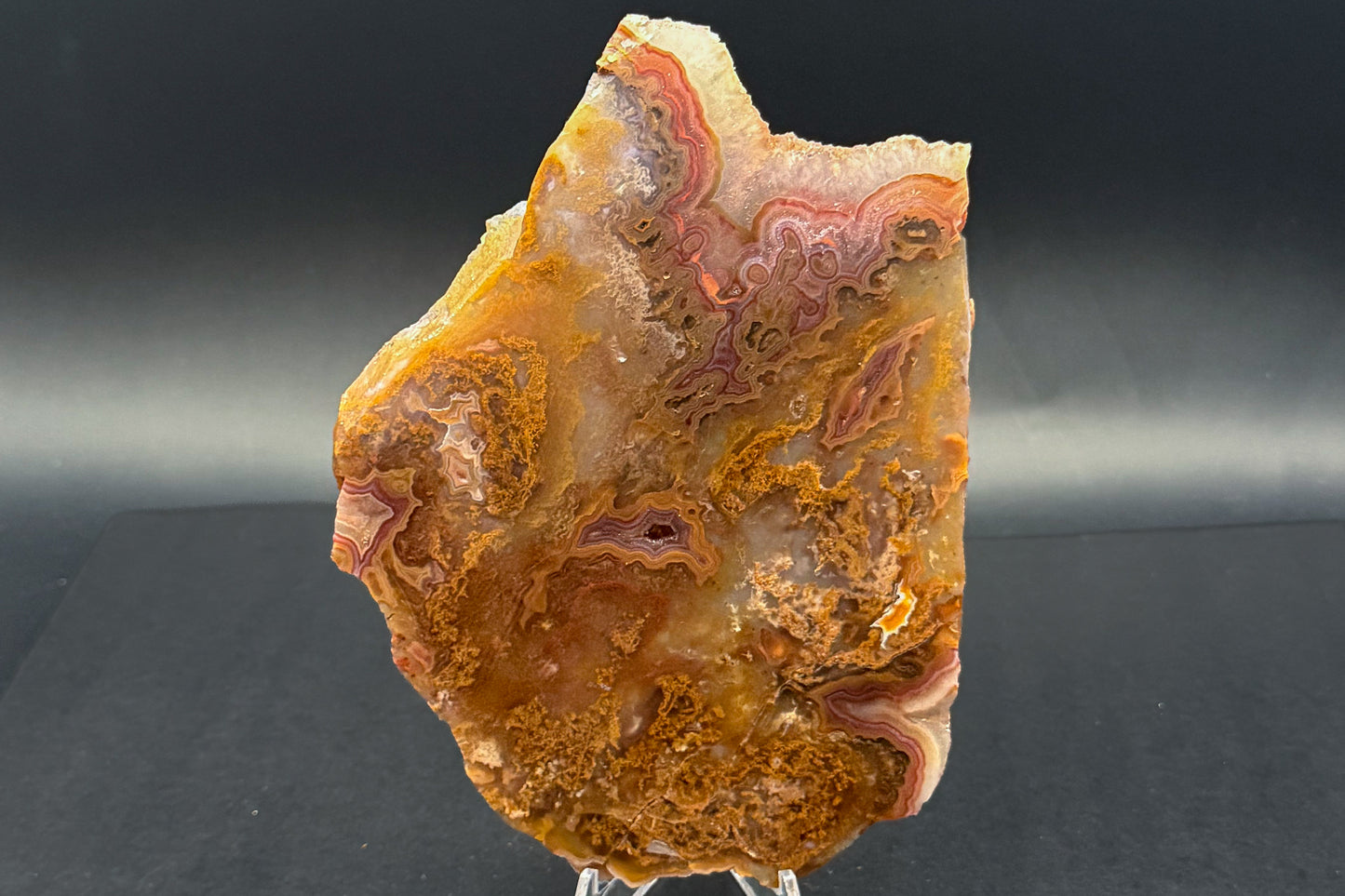 Turkish Agate with Amethyst and Quartz Crystals (Unpolished Slabs)