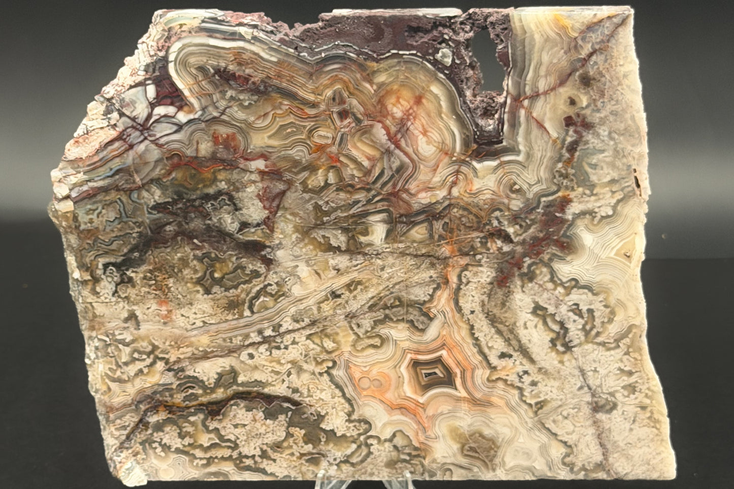 Candle Lace Agate (Unpolished)