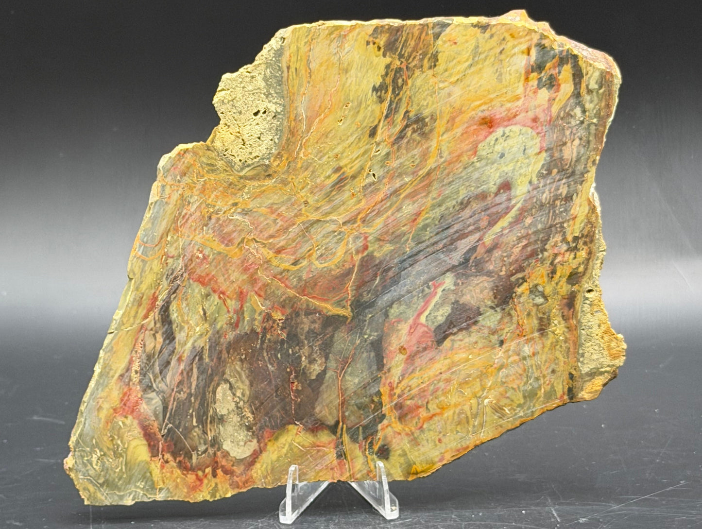Morrisonite Jasper slab (Unpolished)