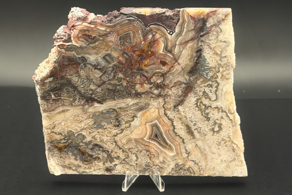 Candle Lace Agate (Unpolished)