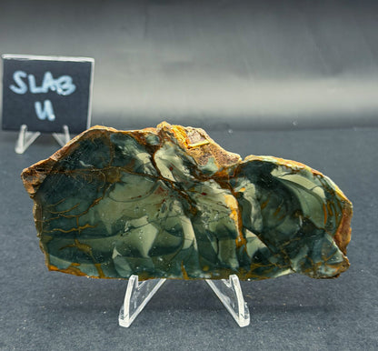 Morrisonite Jasper slab (Unpolished)