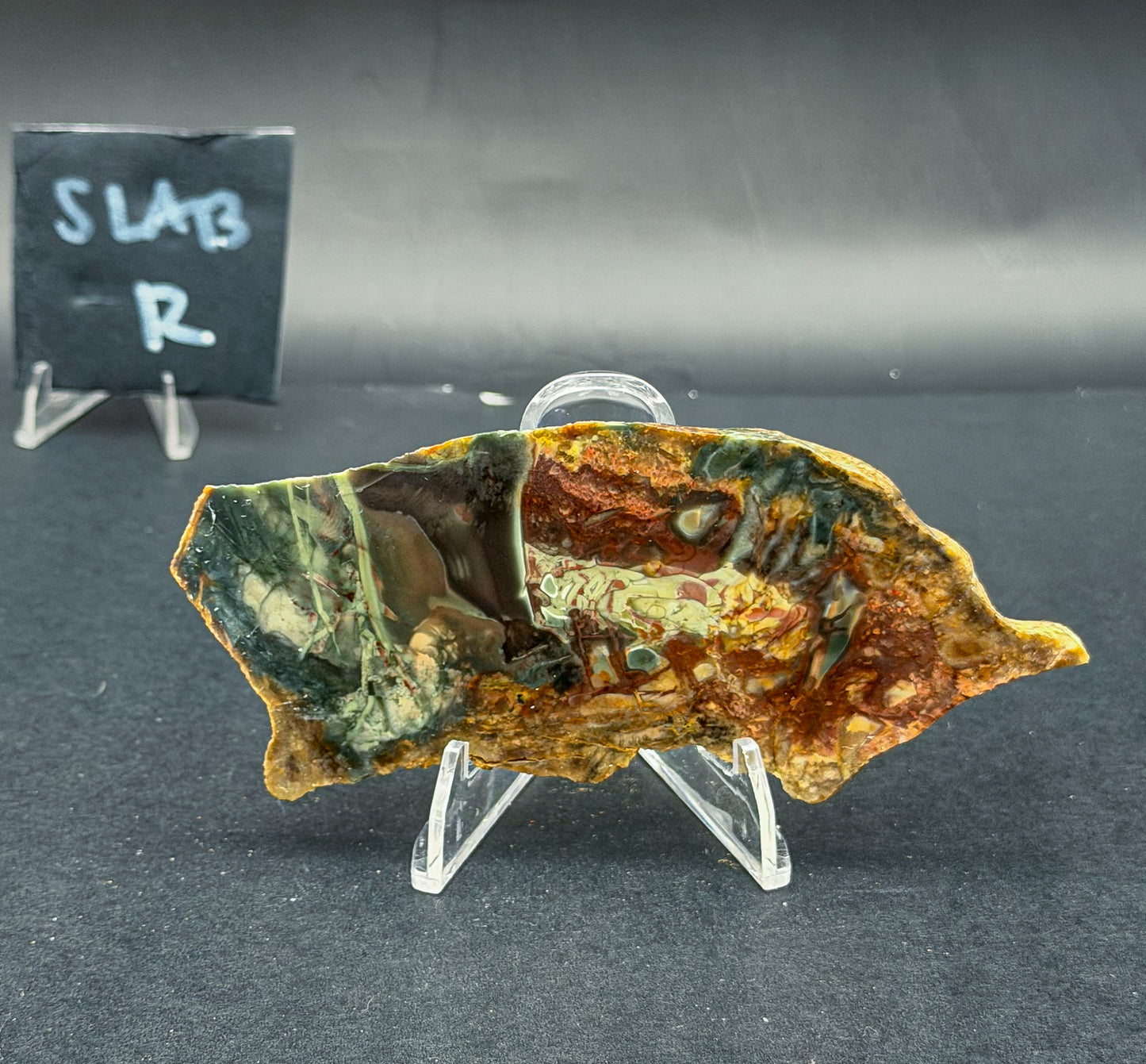 Morrisonite Jasper slab (Unpolished)