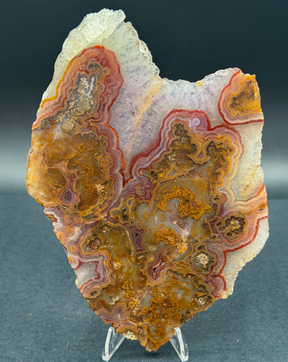 Turkish Agate with Amethyst and Quartz Crystals (Unpolished Slabs)