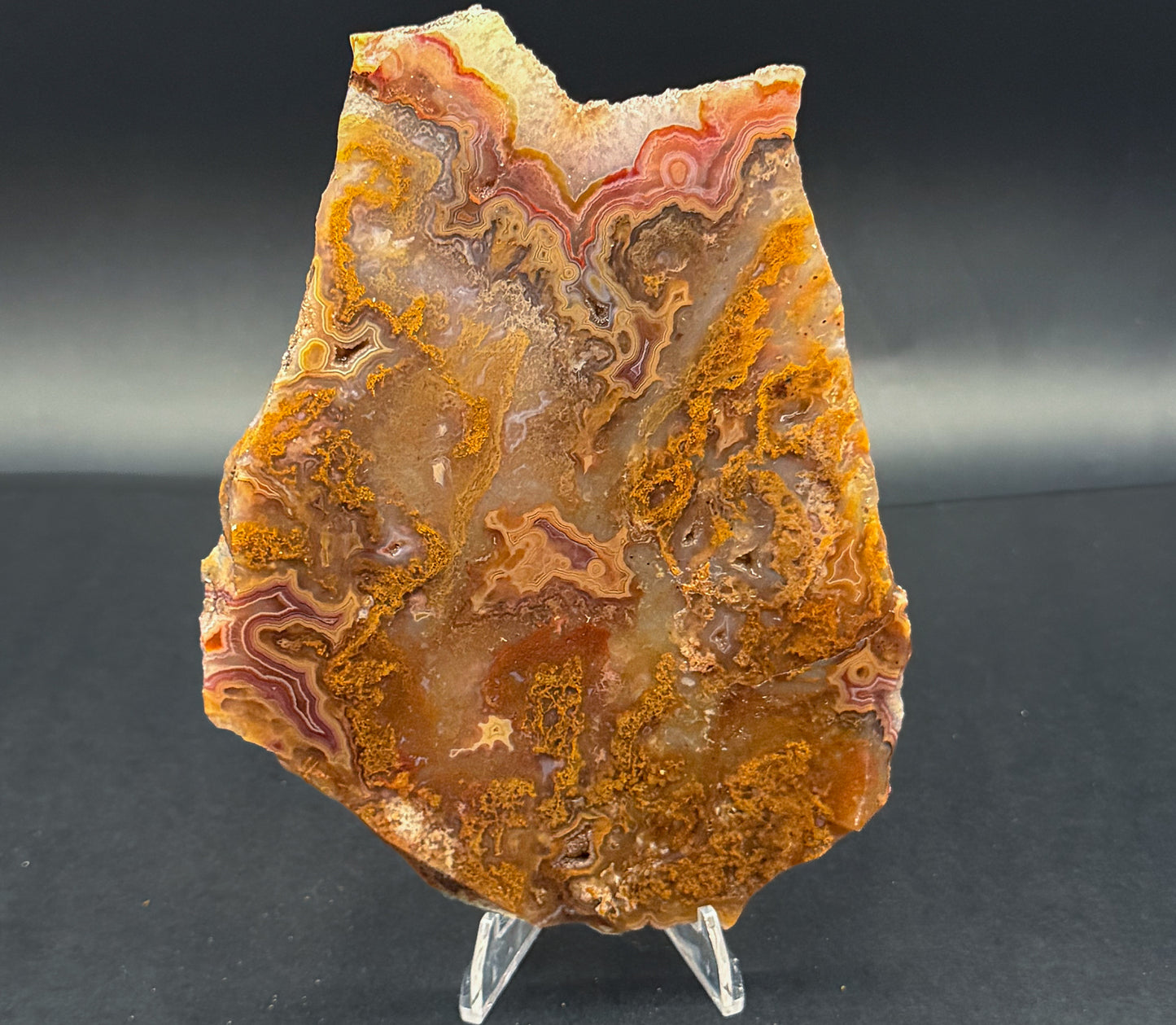 Turkish Agate with Amethyst and Quartz Crystals (Unpolished Slabs)
