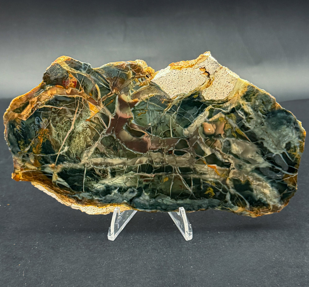 Morrisonite Jasper slab (Unpolished)