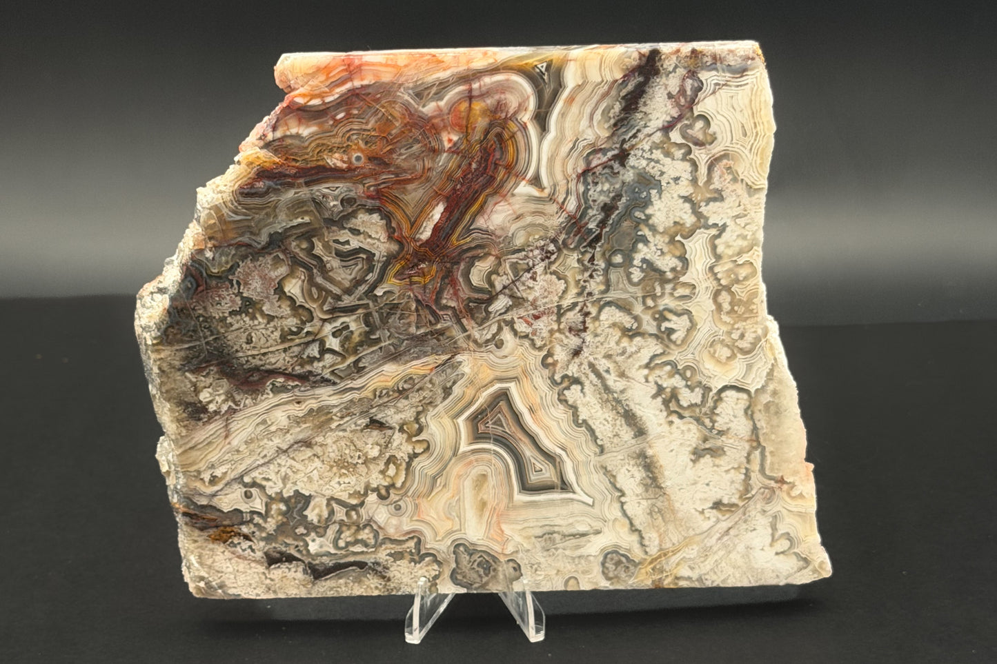 Candle Lace Agate (Unpolished)
