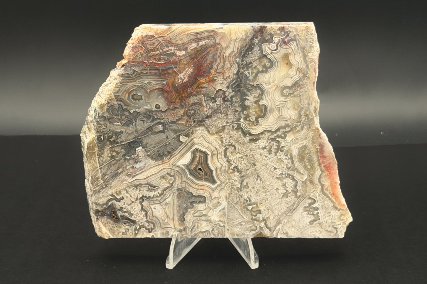 Candle Lace Agate (Unpolished)