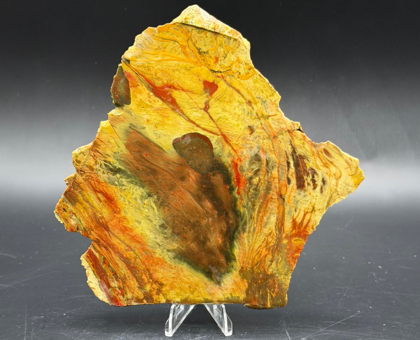Morrisonite Jasper slab (Unpolished)