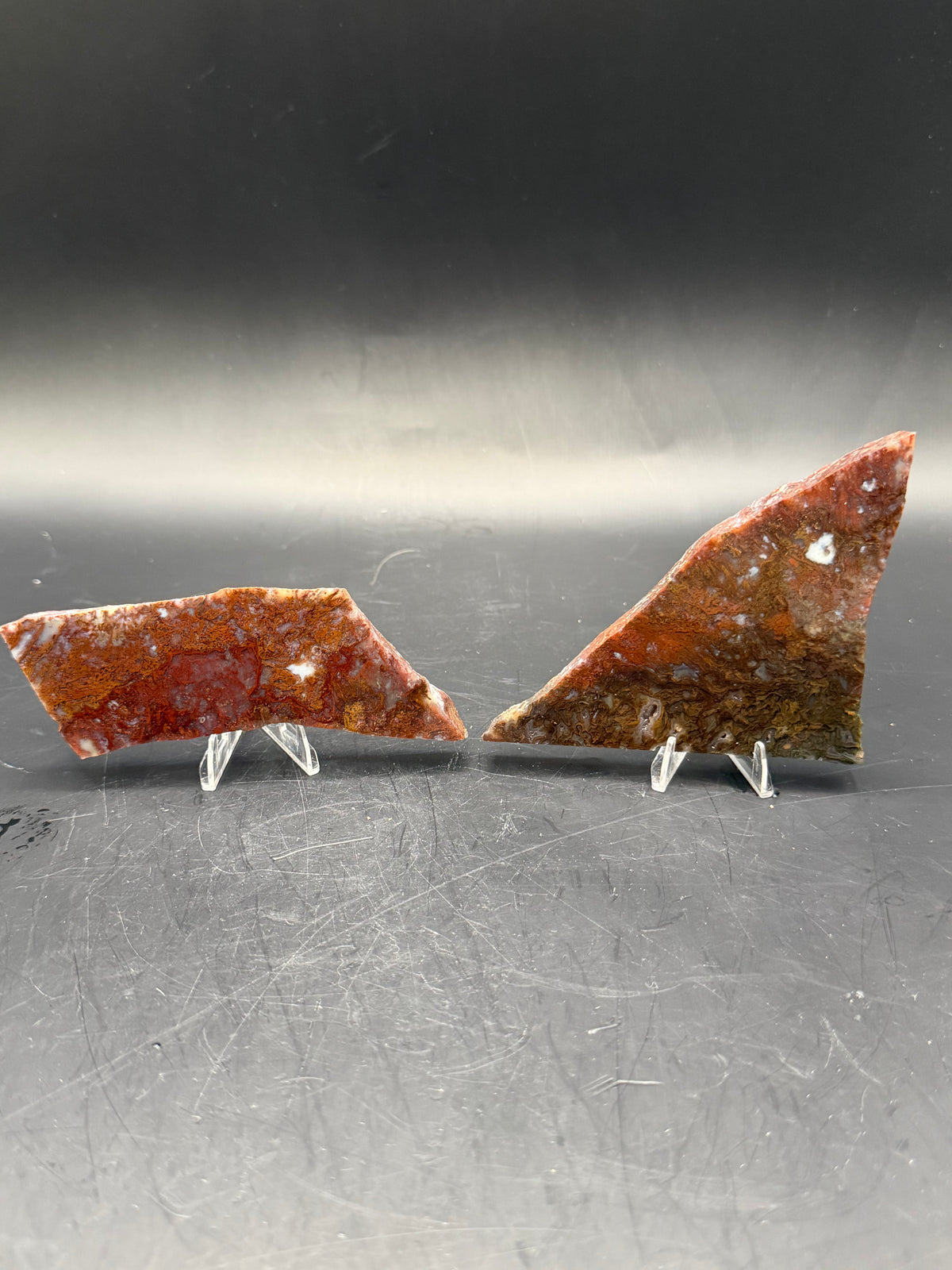 Maury Mountain Moss Agate (Unpolished) Slabs