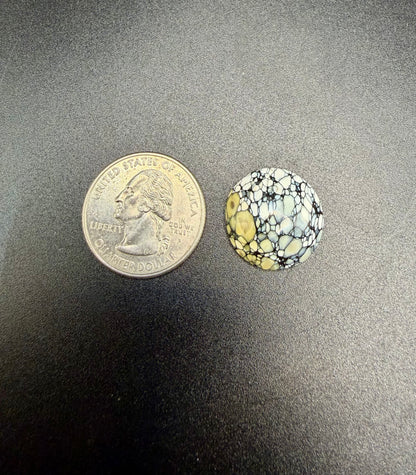 Dark Moon Hubei Turquoise (Hotsonite) Cabochons