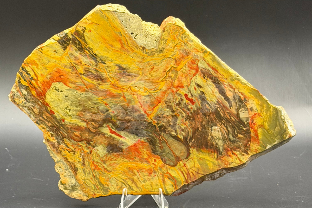 Morrisonite Jasper slab (Unpolished)