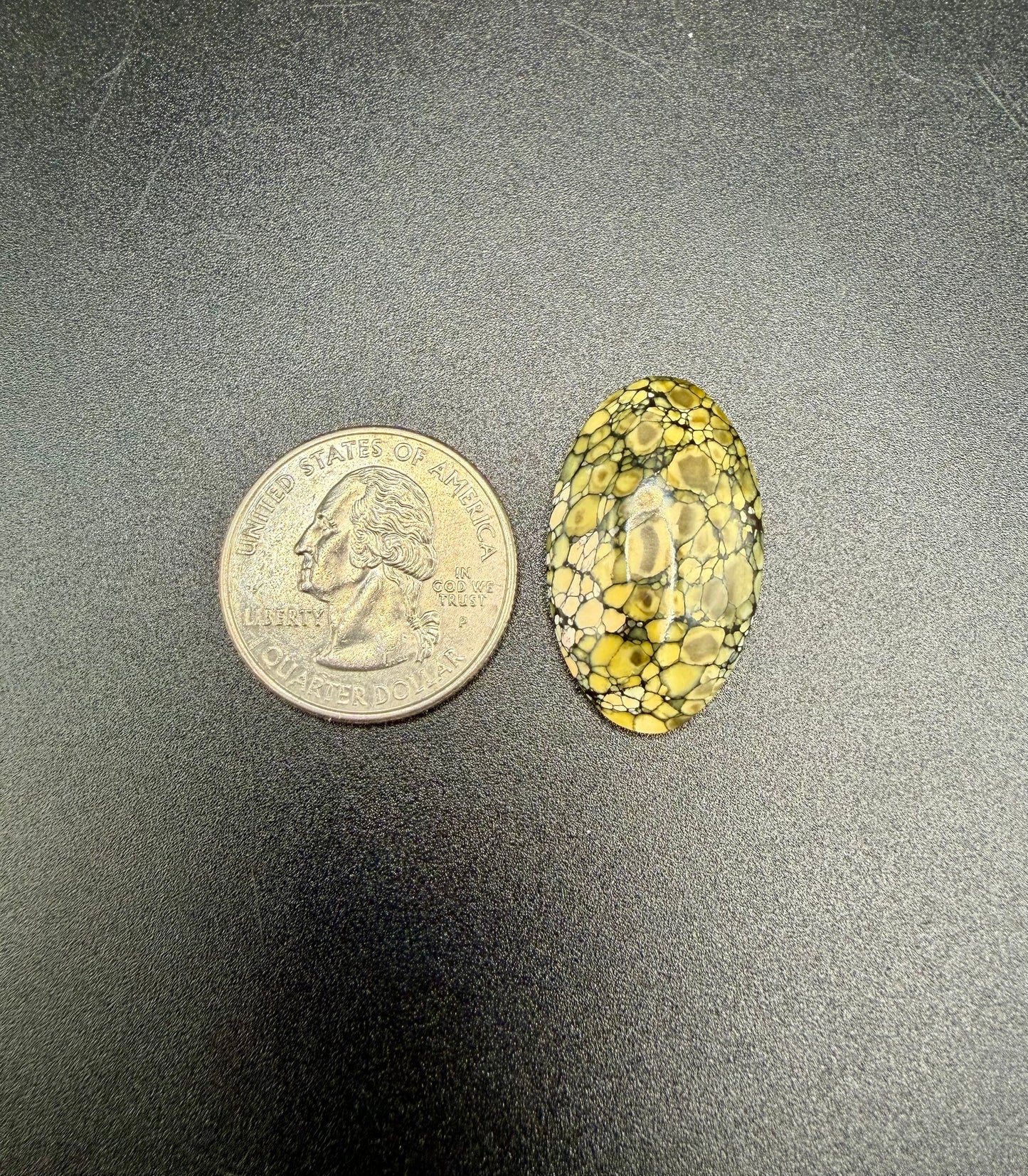 Dark Moon Hubei Turquoise (Hotsonite) Cabochons
