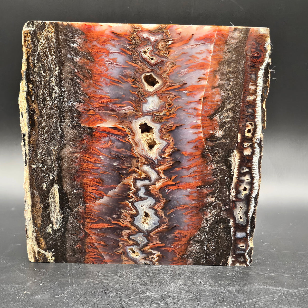 Mexican Flame Agate (Polished)