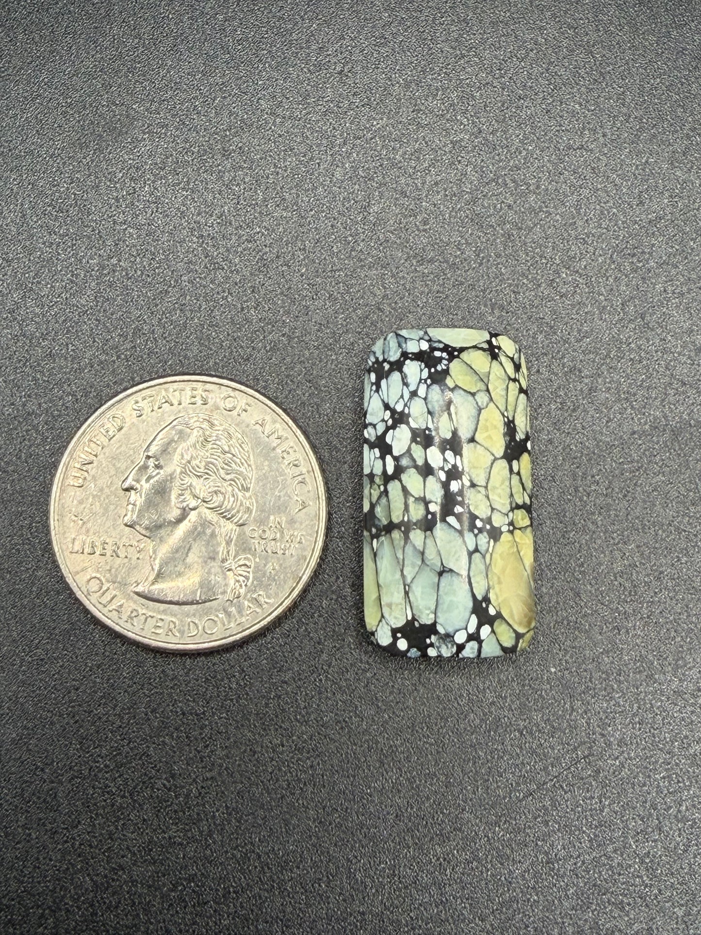 Dark Moon Hubei Turquoise (Hotsonite) Cabochons