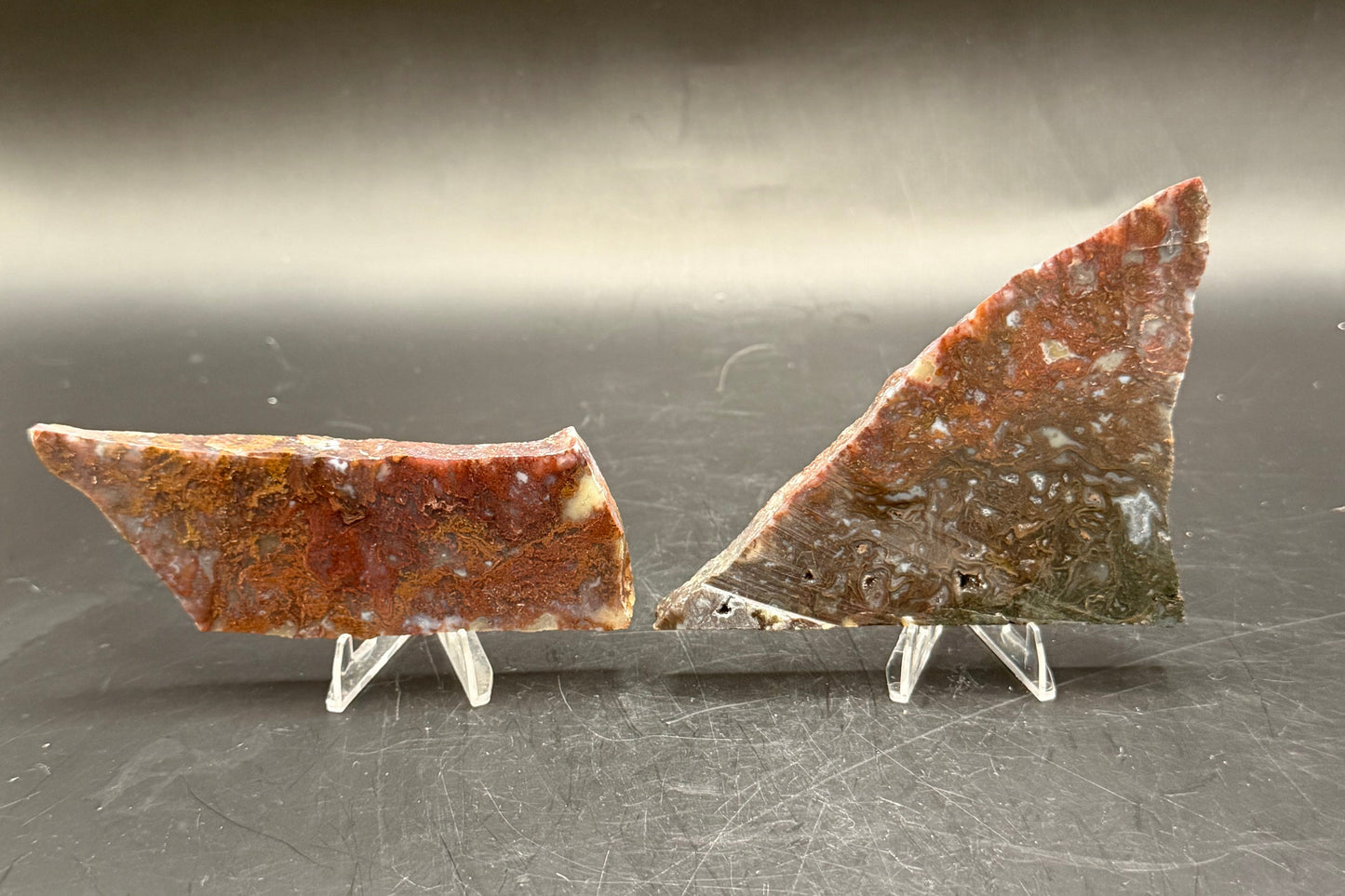 Maury Mountain Moss Agate (Unpolished) Slabs