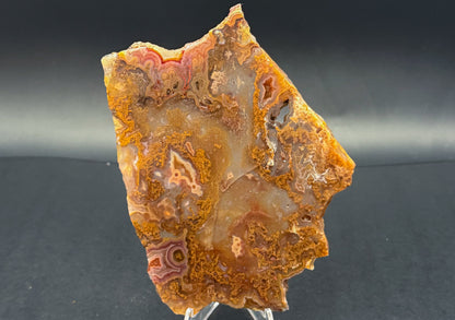 Turkish Agate with Amethyst and Quartz Crystals (Unpolished Slabs)