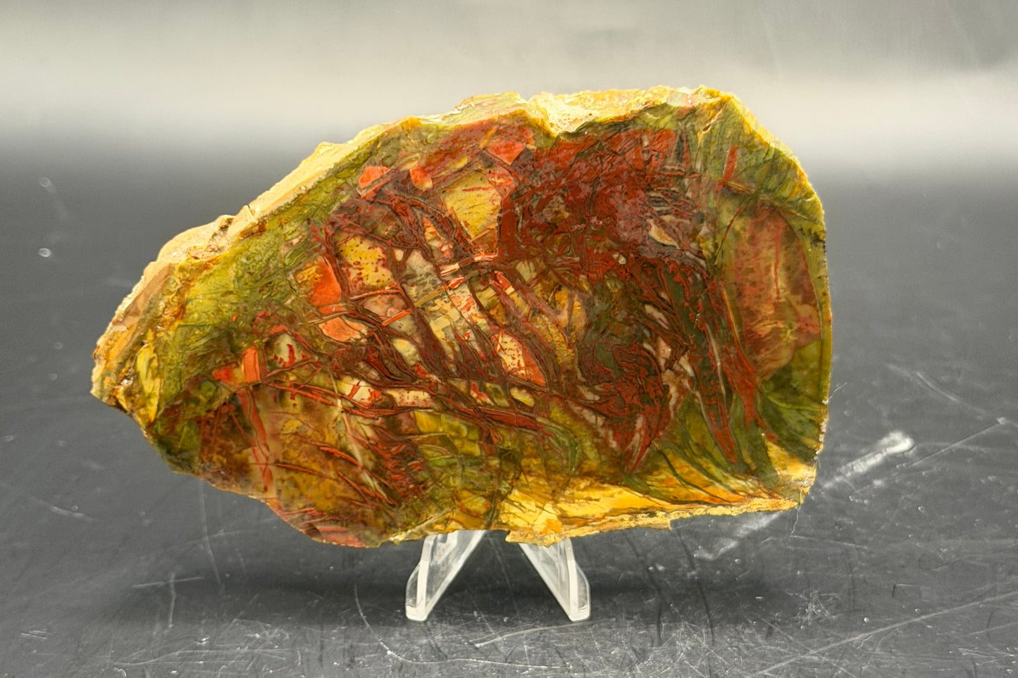 Morrisonite Jasper slab (Unpolished)