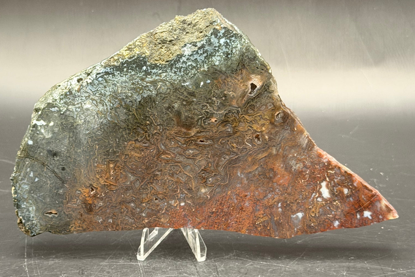 Maury Mountain Moss Agate (Unpolished) Slabs