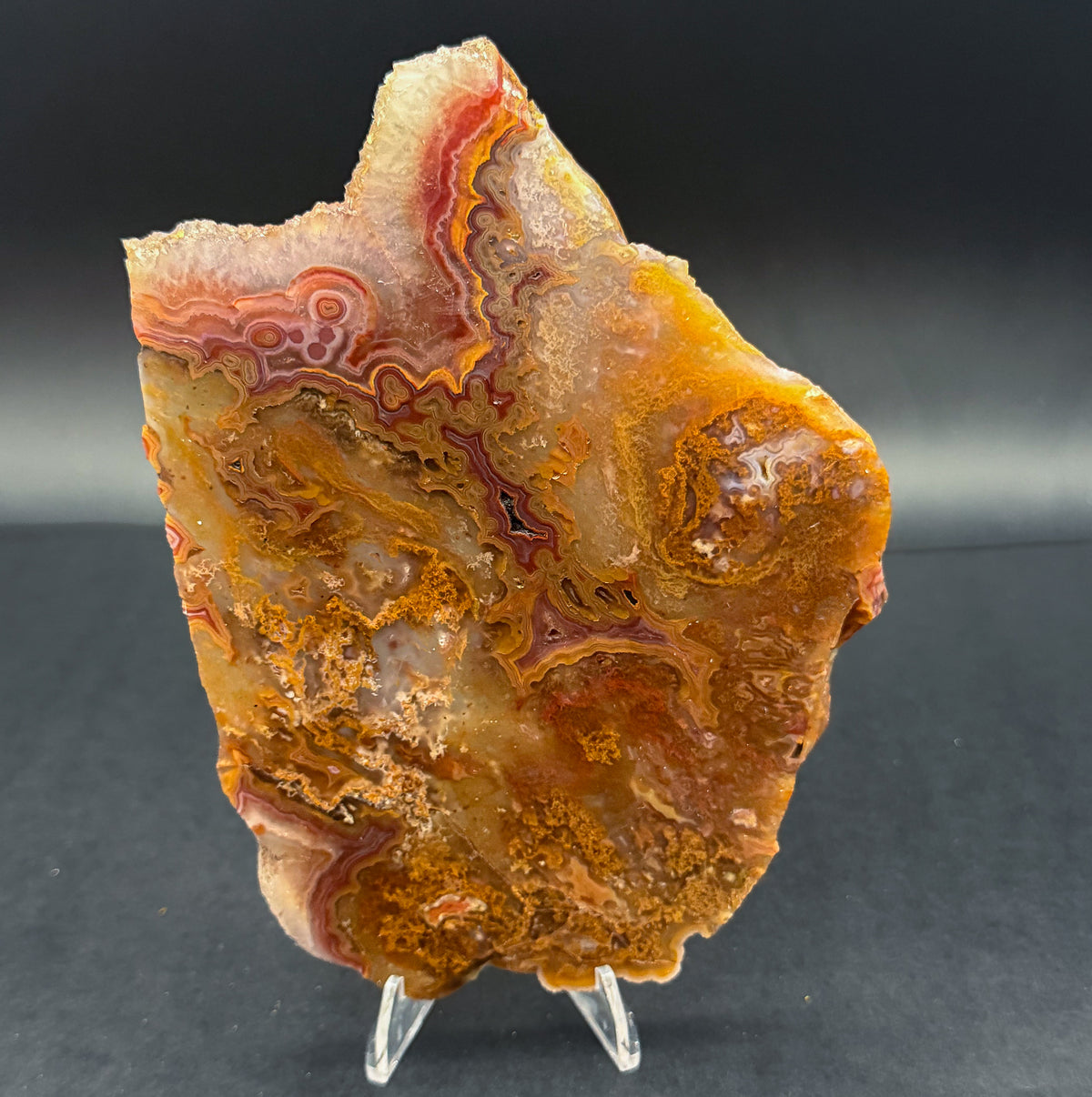 Turkish Agate with Amethyst and Quartz Crystals (Unpolished Slabs)