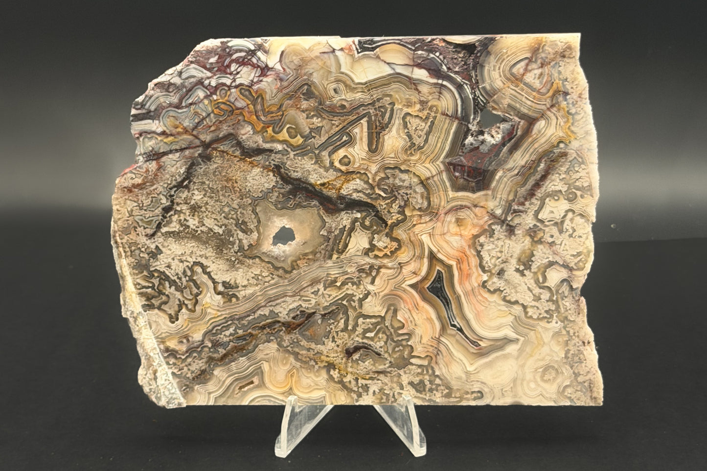 Candle Lace Agate (Unpolished)