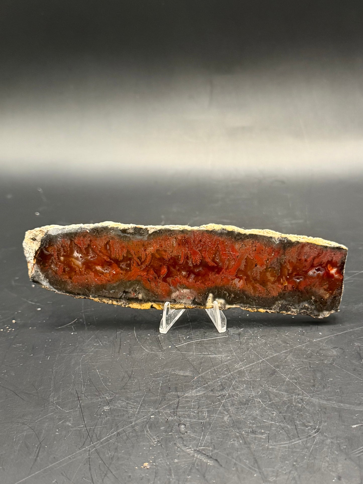 Mexican Flame Agate (Unpolished)