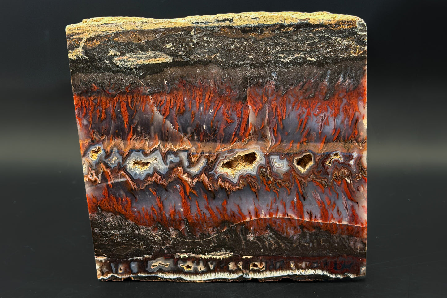 Mexican Flame Agate (Polished)