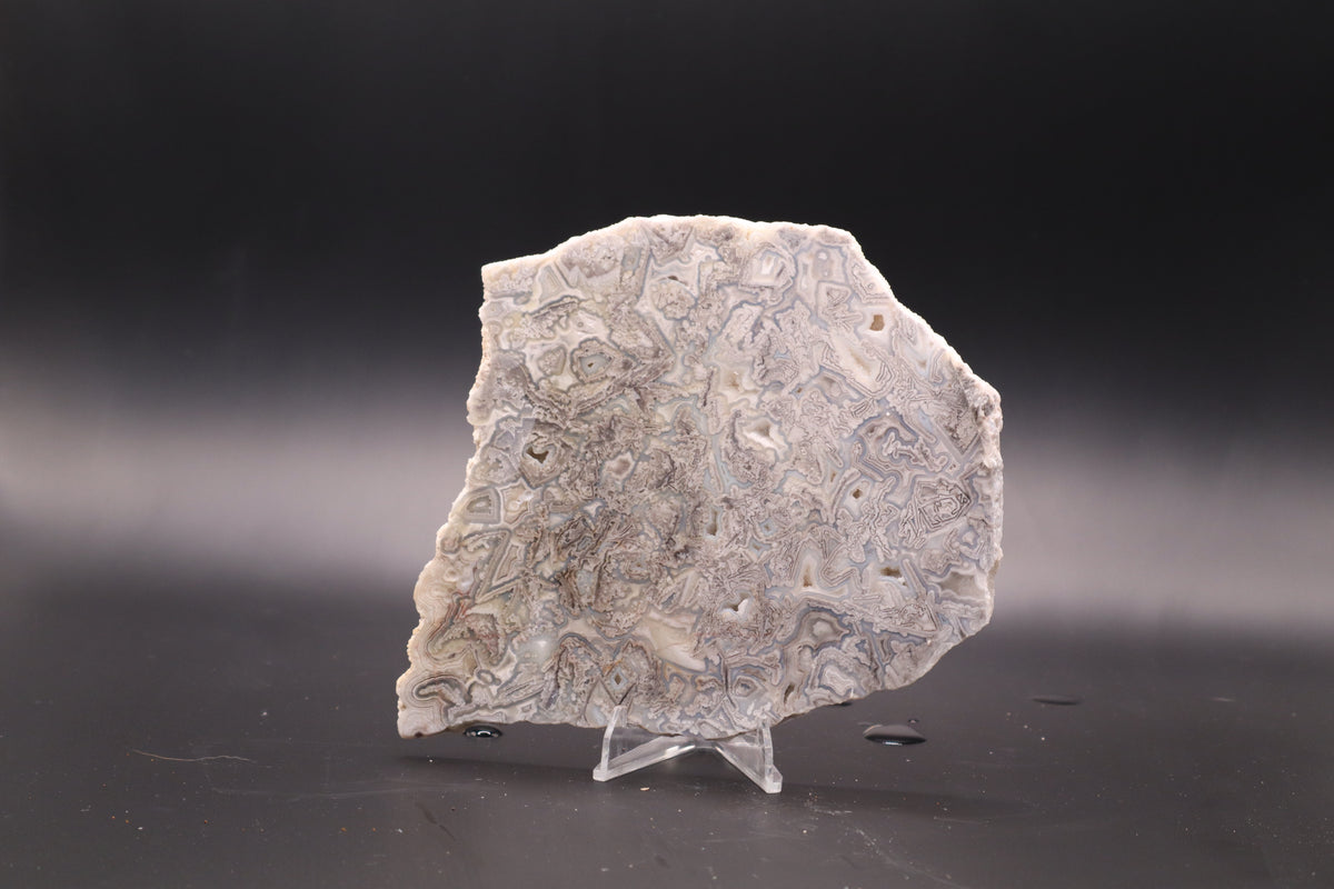 Crazy Lace Agate slab (Unpolished)