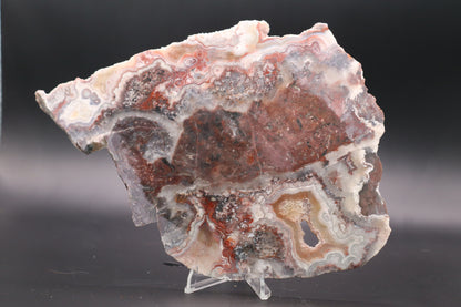 Crazy Lace Agate slab (Unpolished)