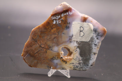 Amethyst Sage Agate slab (Unpolished)