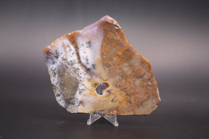 Amethyst Sage Agate slab (Unpolished)