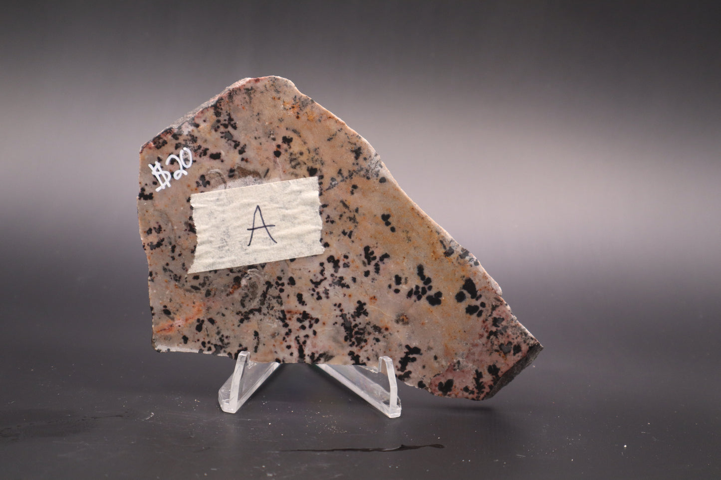 Dendritic Jasper slab (Unpolished)