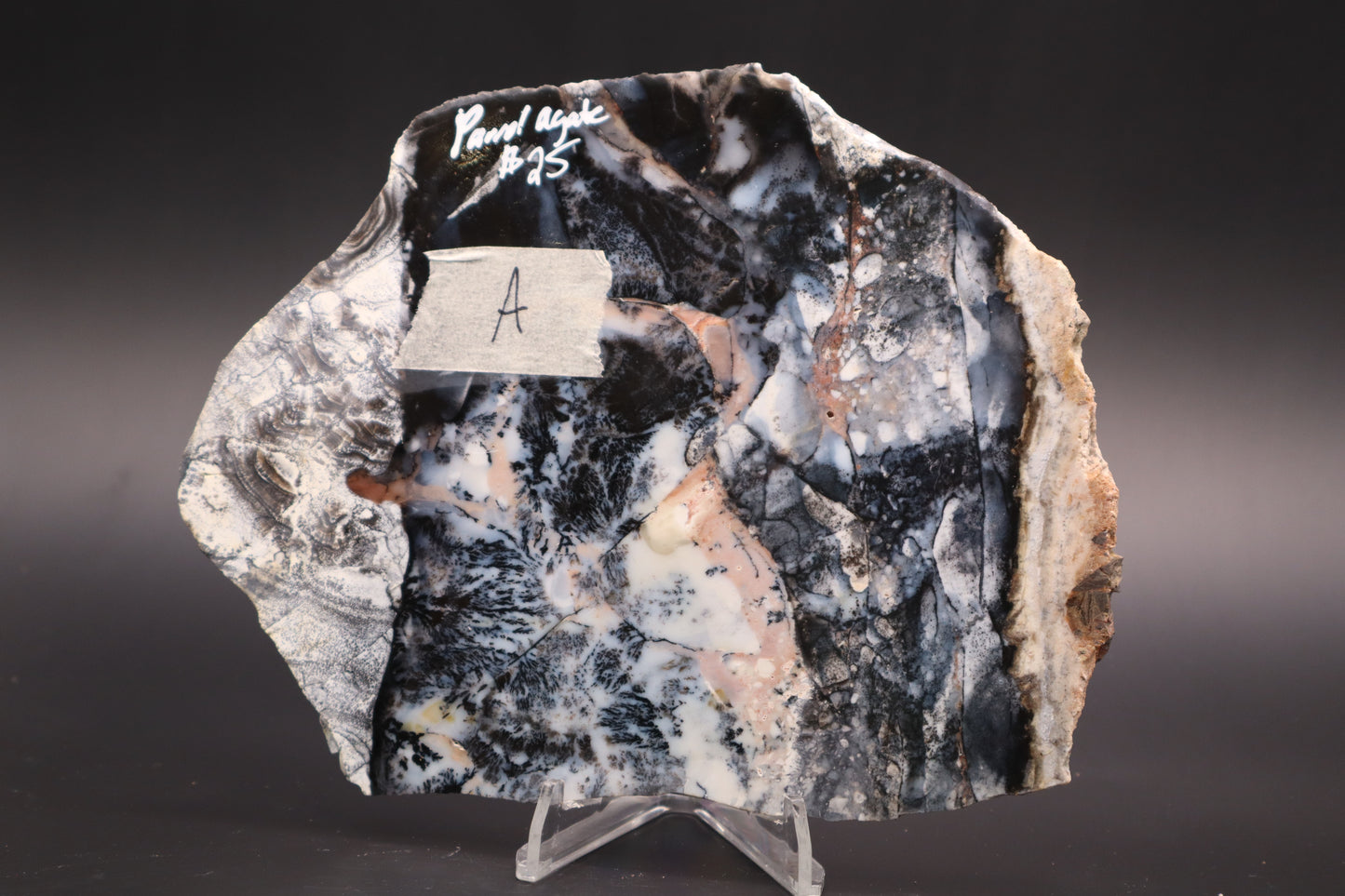 Parral Dendritic Agate slab (Unpolished)
