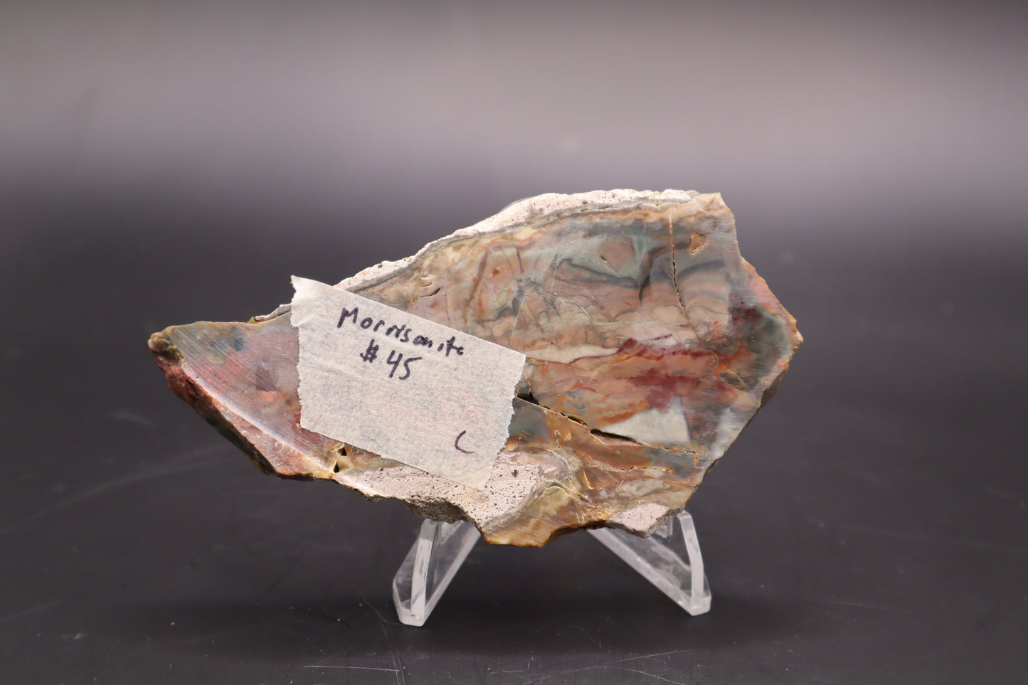 Morrisonite Jasper slab (Unpolished)