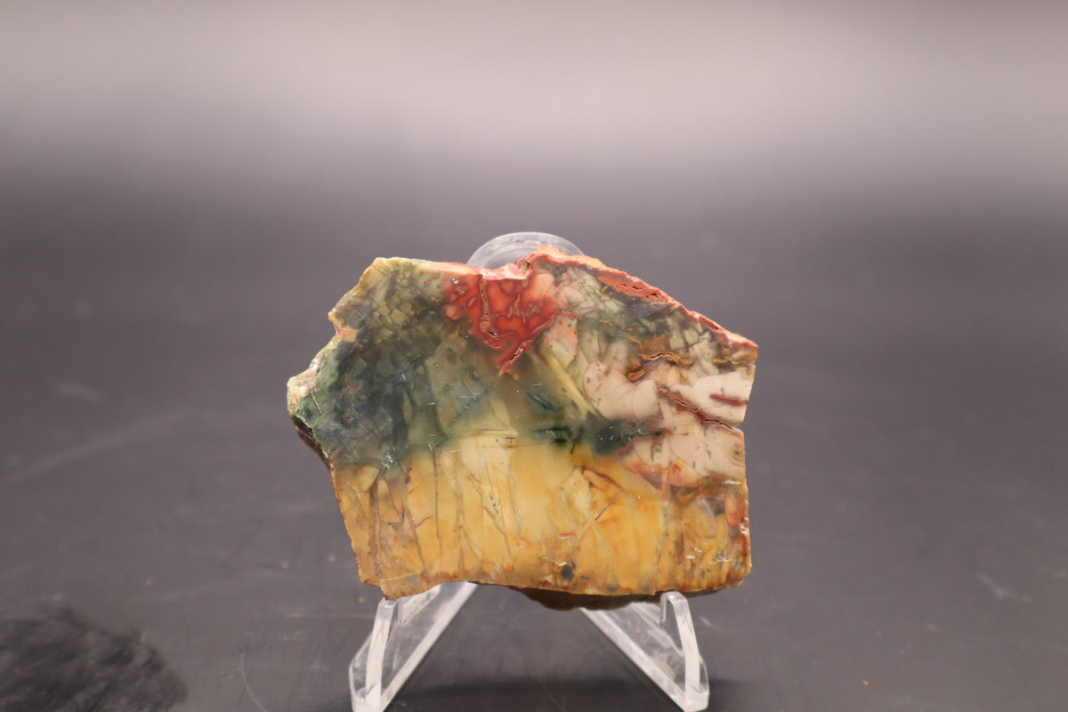 Morrisonite Jasper slab (Unpolished)