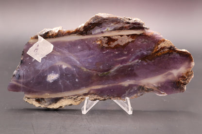 Indonesian Purple Chalcedony slab (Unpolished)