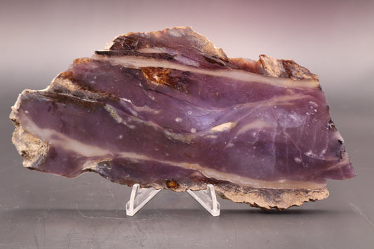 Indonesian Purple Chalcedony slab (Unpolished)