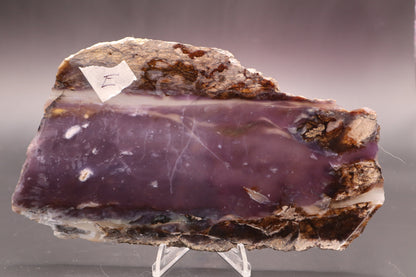 Indonesian Purple Chalcedony slab (Unpolished)