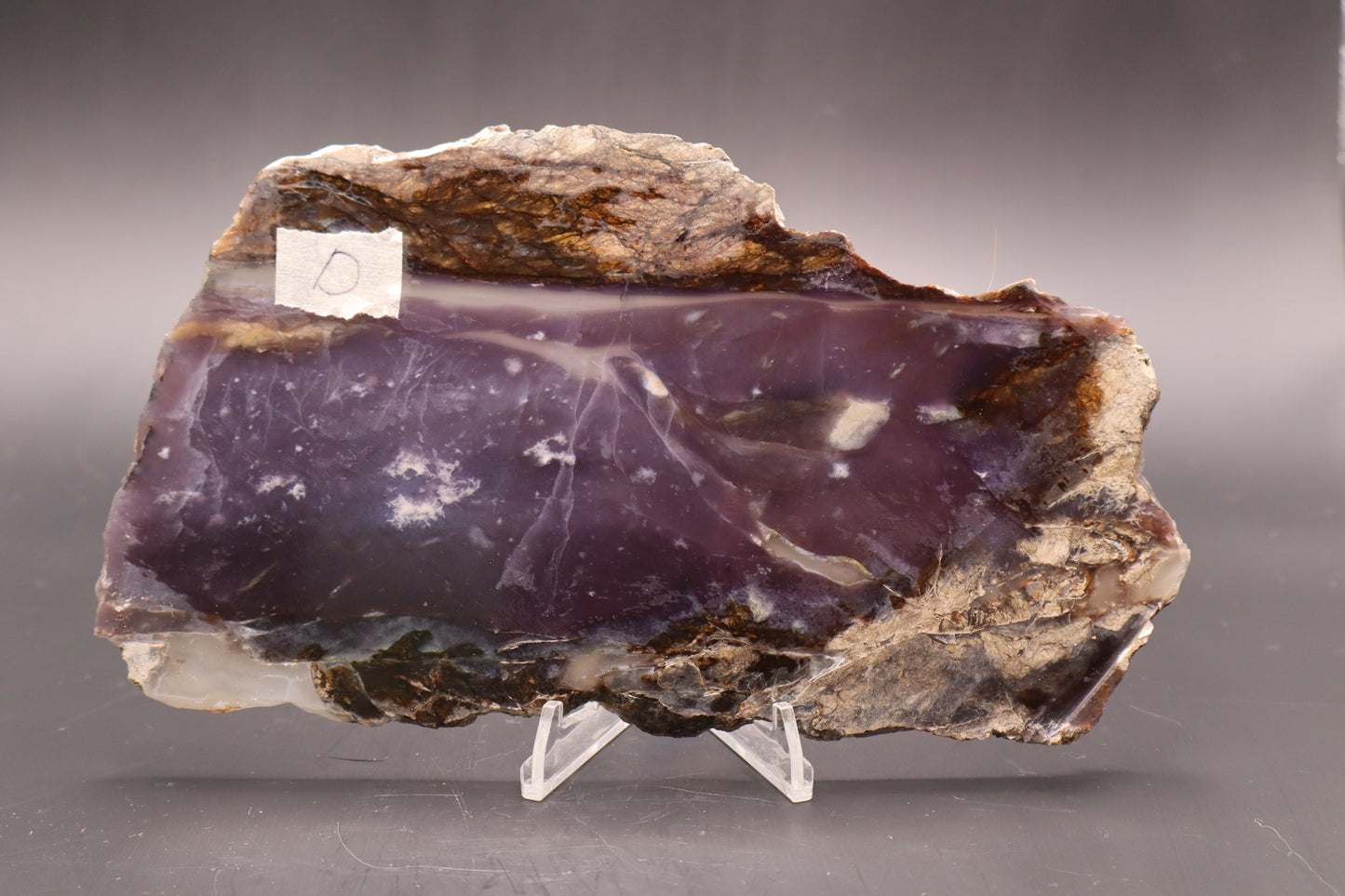 Indonesian Purple Chalcedony slab (Unpolished)