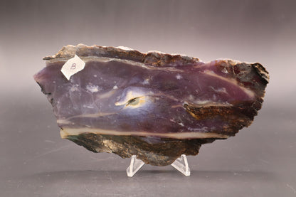 Indonesian Purple Chalcedony slab (Unpolished)
