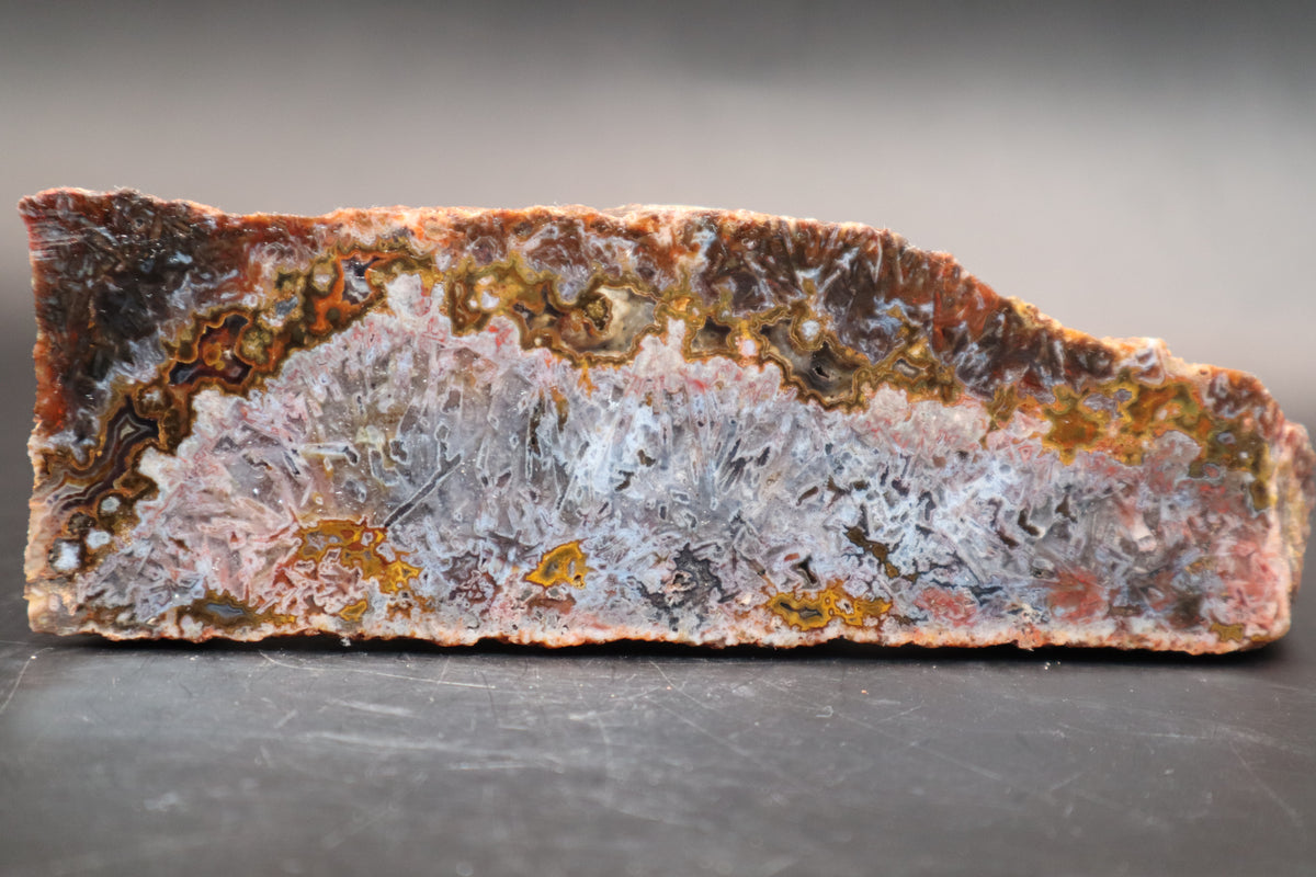Turkish purple and red stick agate (Unpolished)