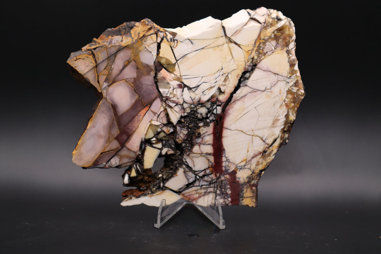 Brecciated Mookaite (Old Stock-Unpolished)