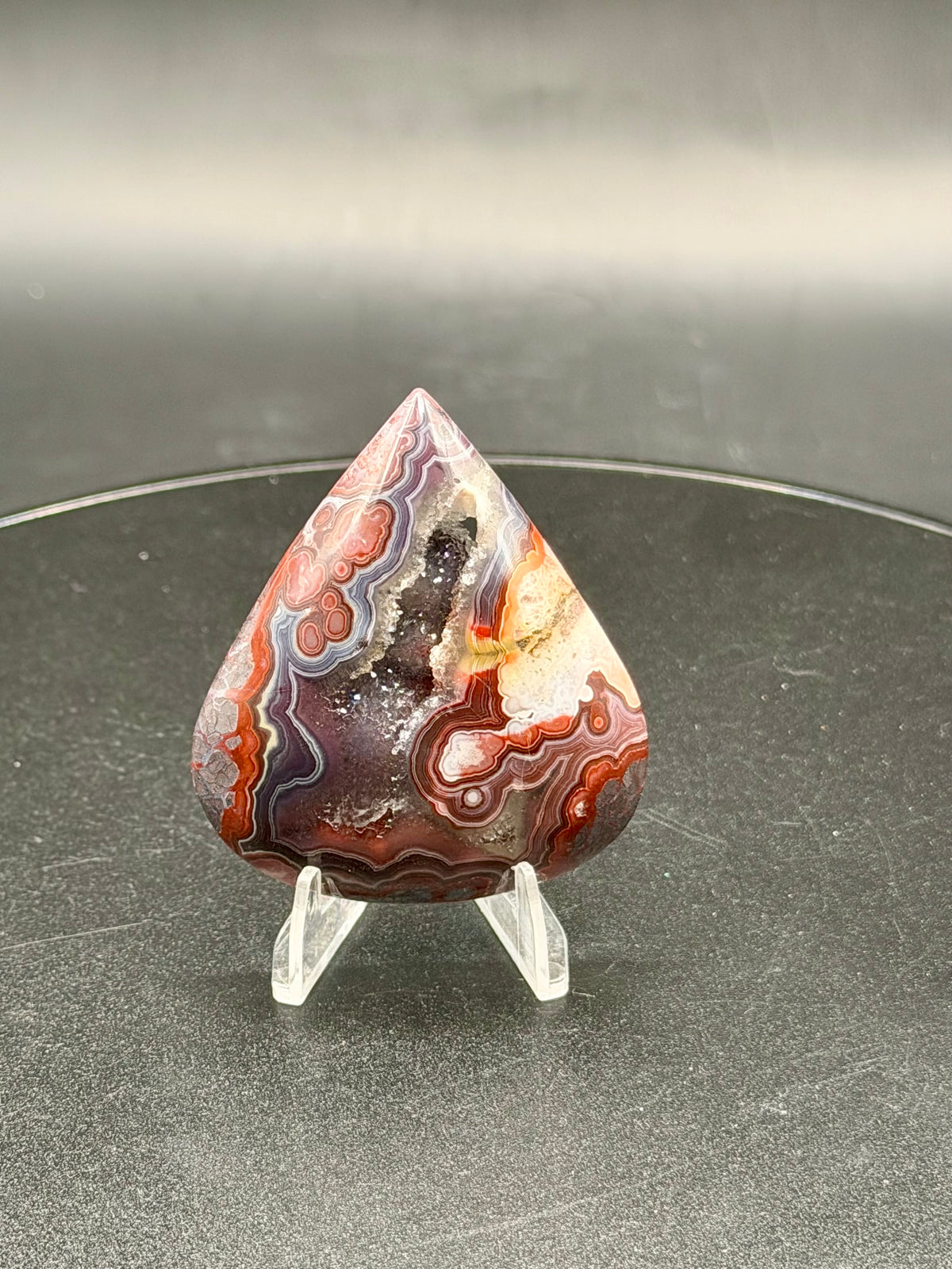 Rosetta Lace Agate Cabochon