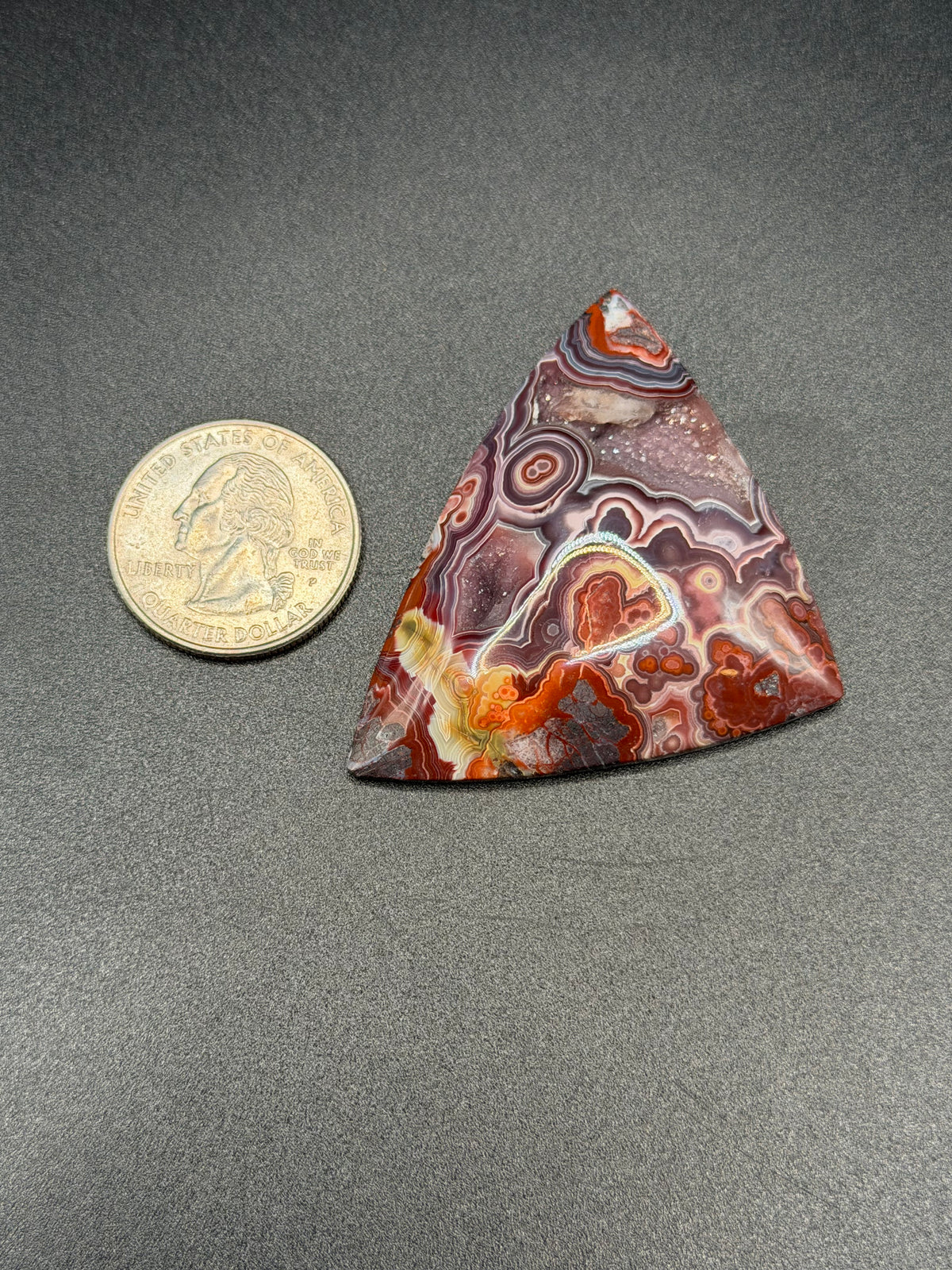 Rosetta Lace Agate Cabochon