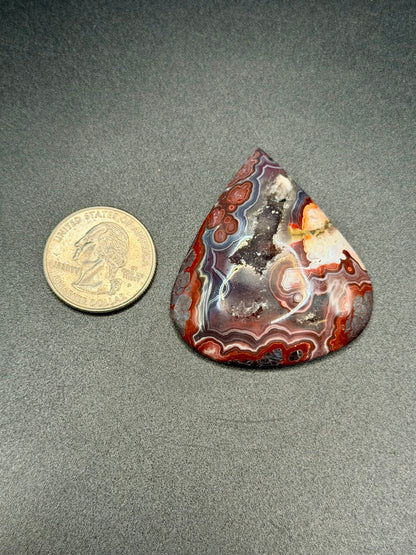 Rosetta Lace Agate Cabochon