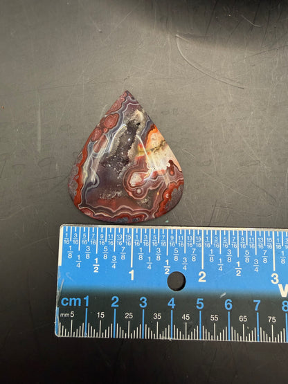 Rosetta Lace Agate Cabochon